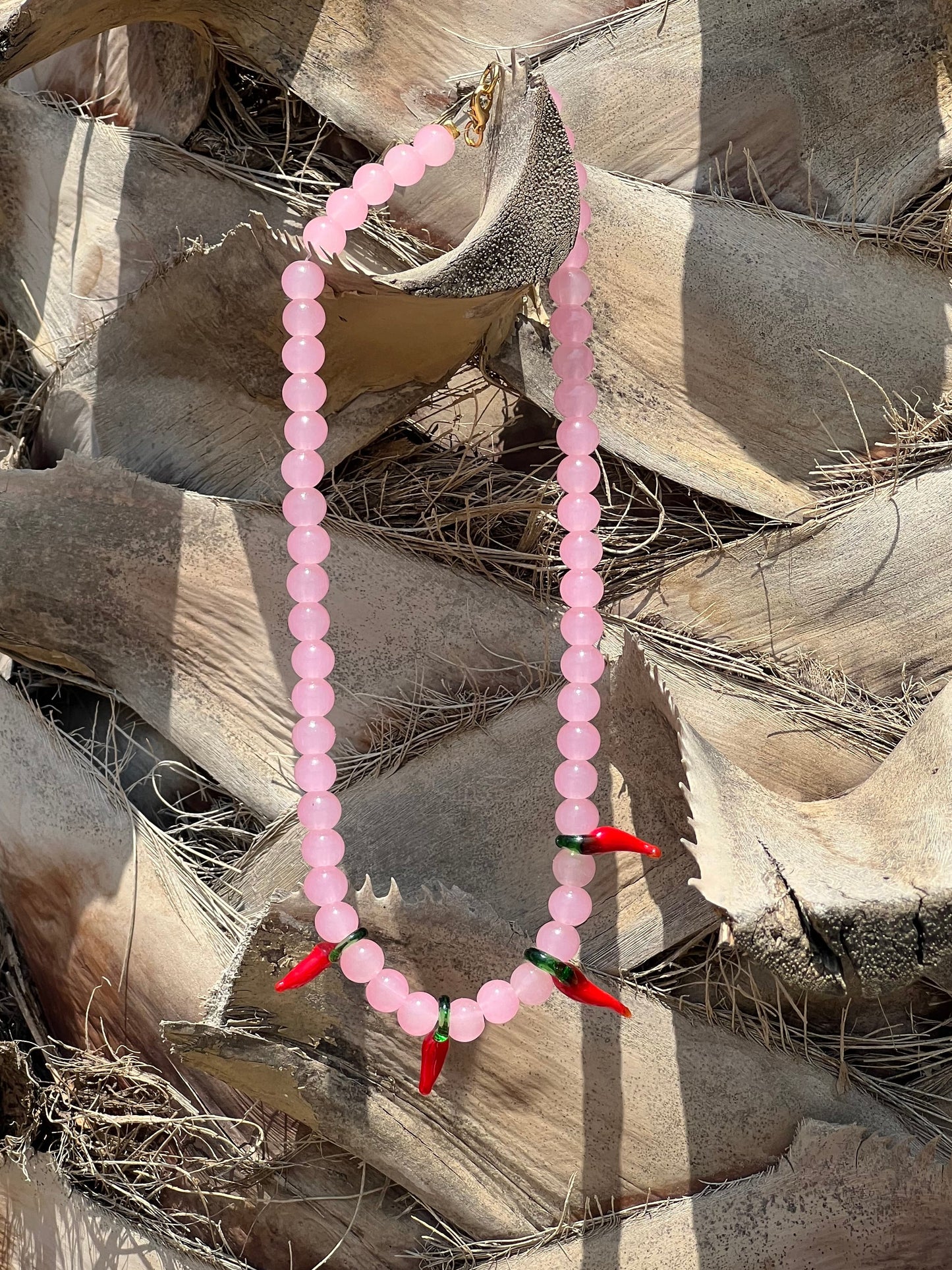 Spicy pink necklace