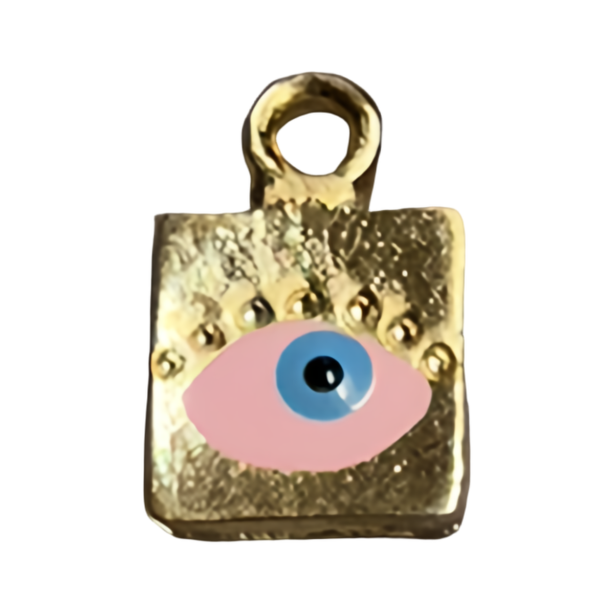 Small square pink eye