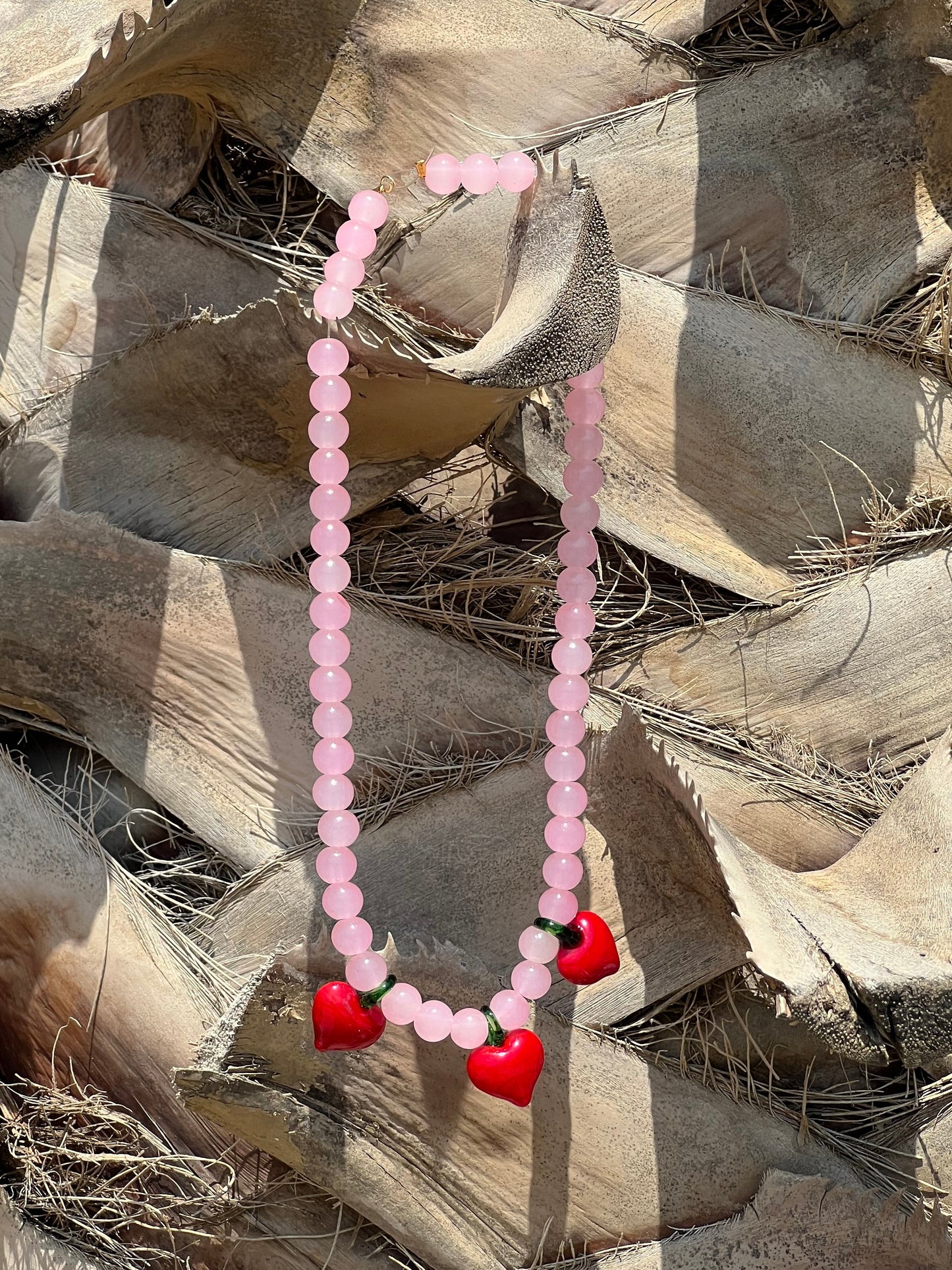 Cherry kiss necklace