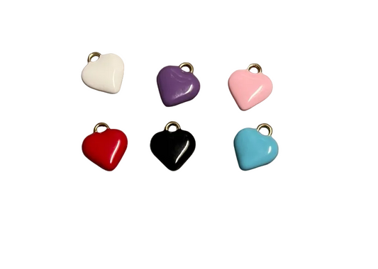 Small rounded hearts