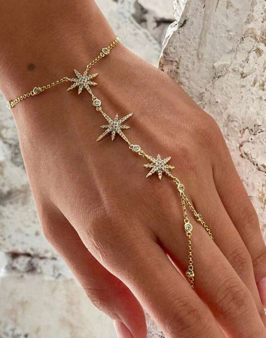 Sparkly stars handchain