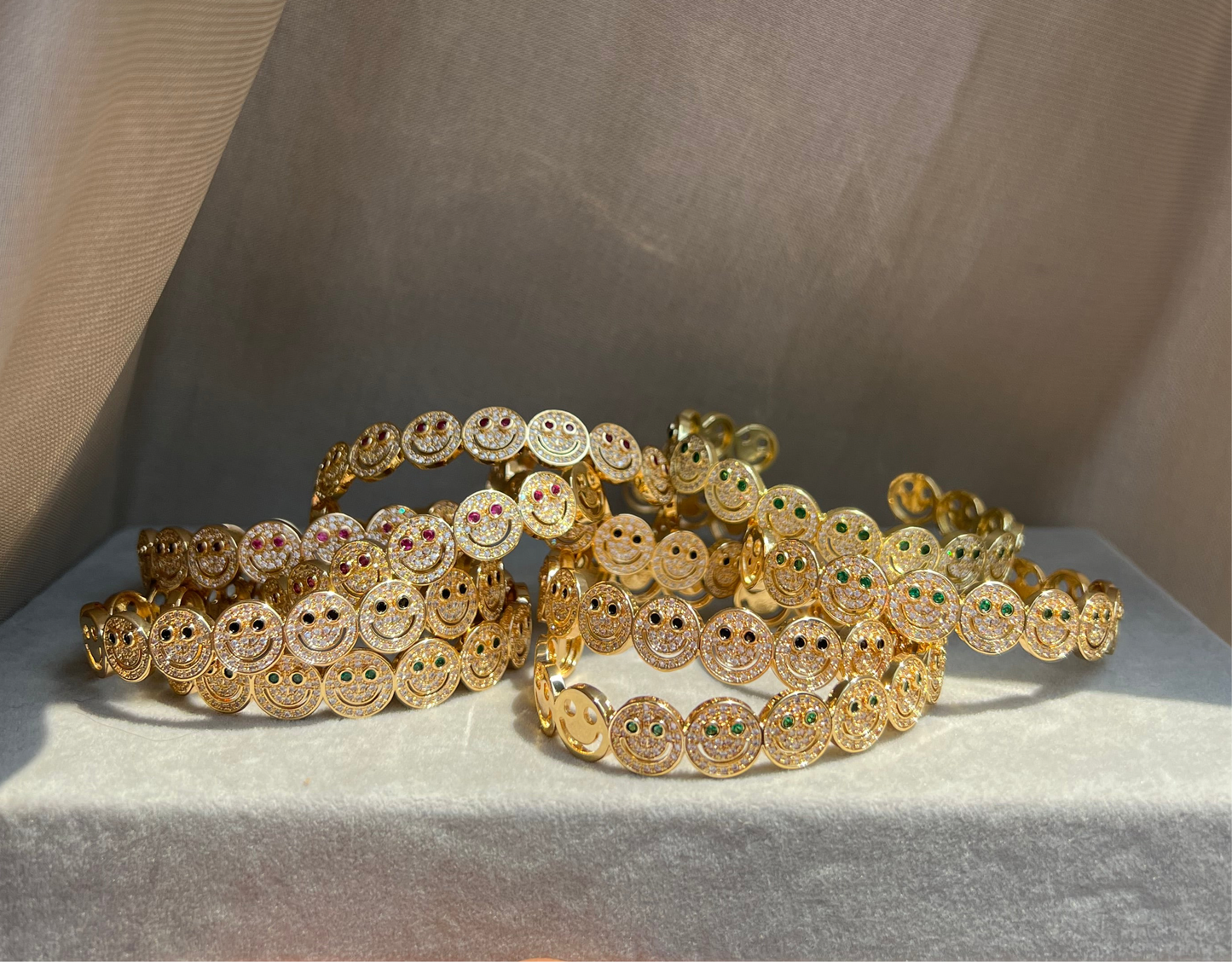 Smiley bangles