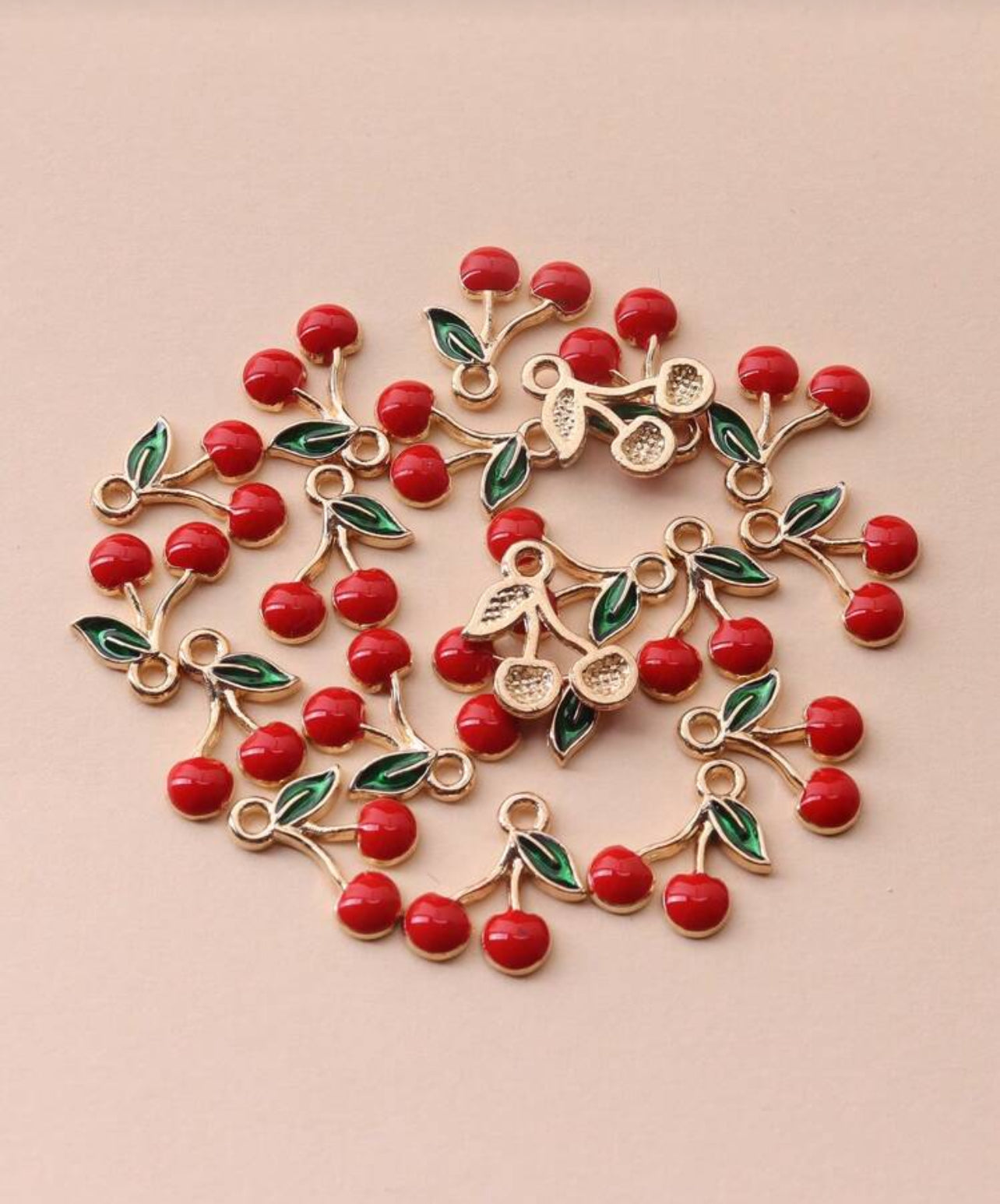 Mini cherry charms