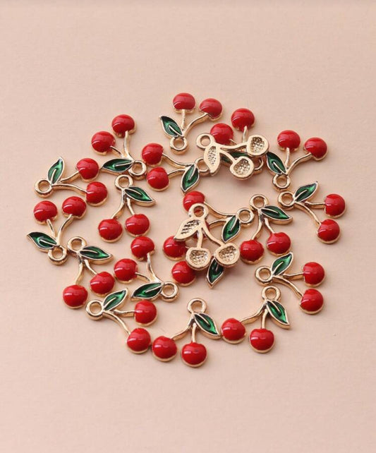 Mini cherry charms