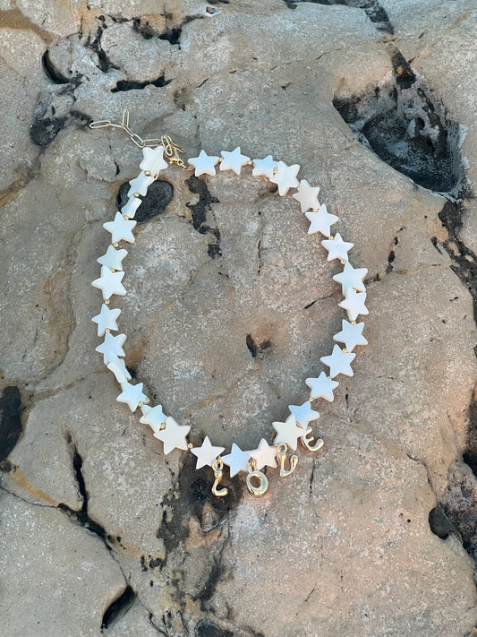 Starstones name necklace