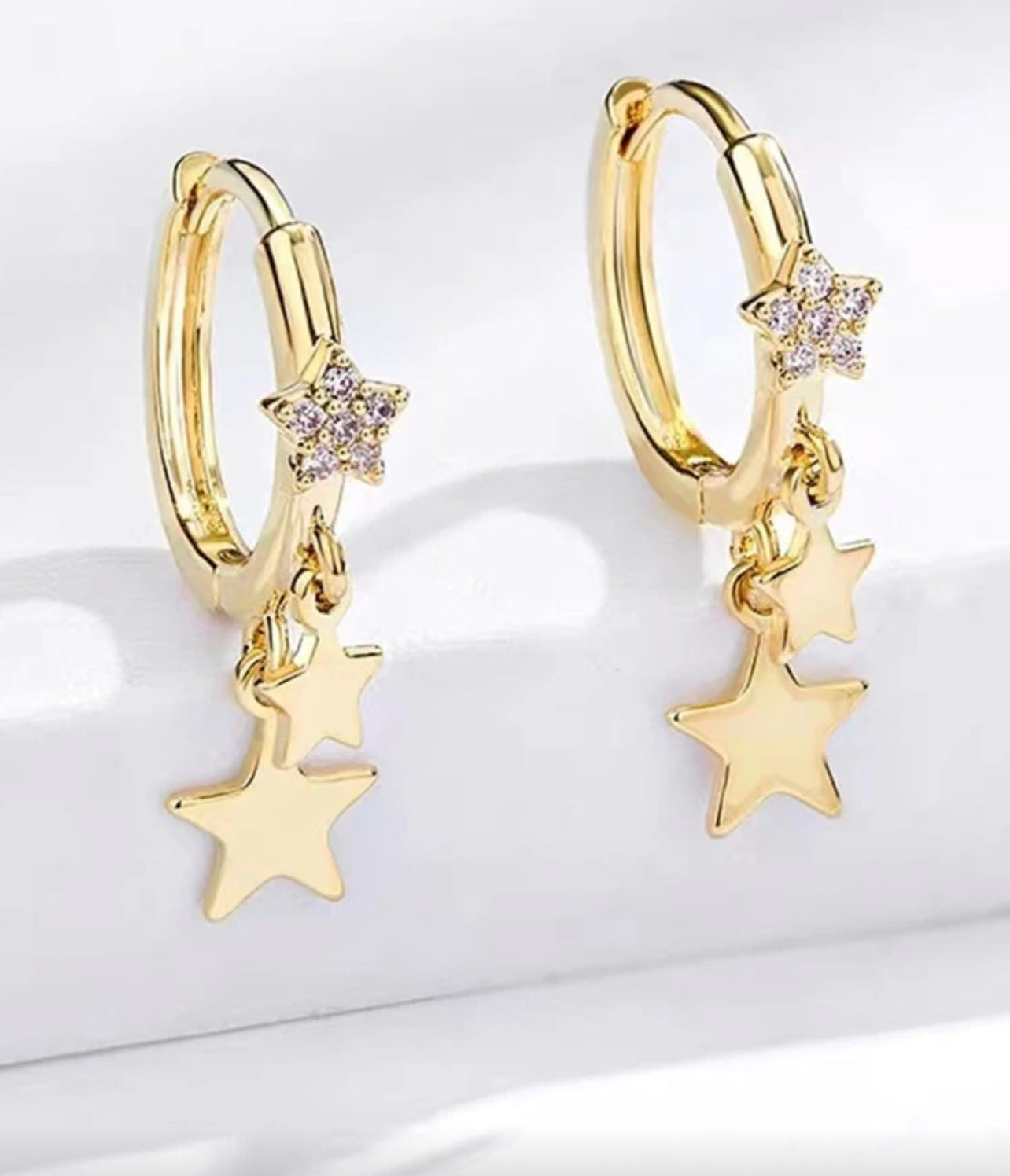 Trio stars earrings