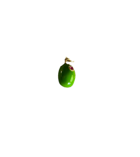 3D olive charm