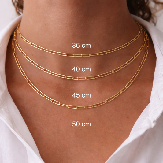 Classic gold plated chain