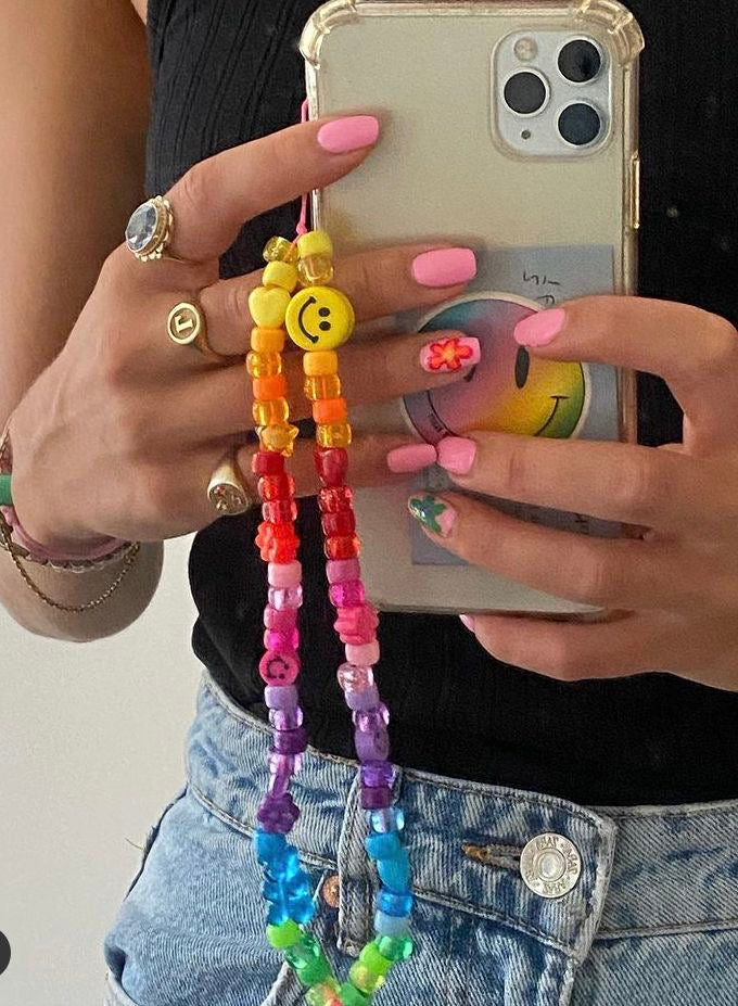 Rainbow phone strap