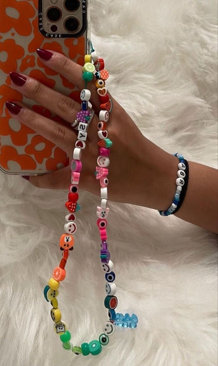 Rainbow phone strap