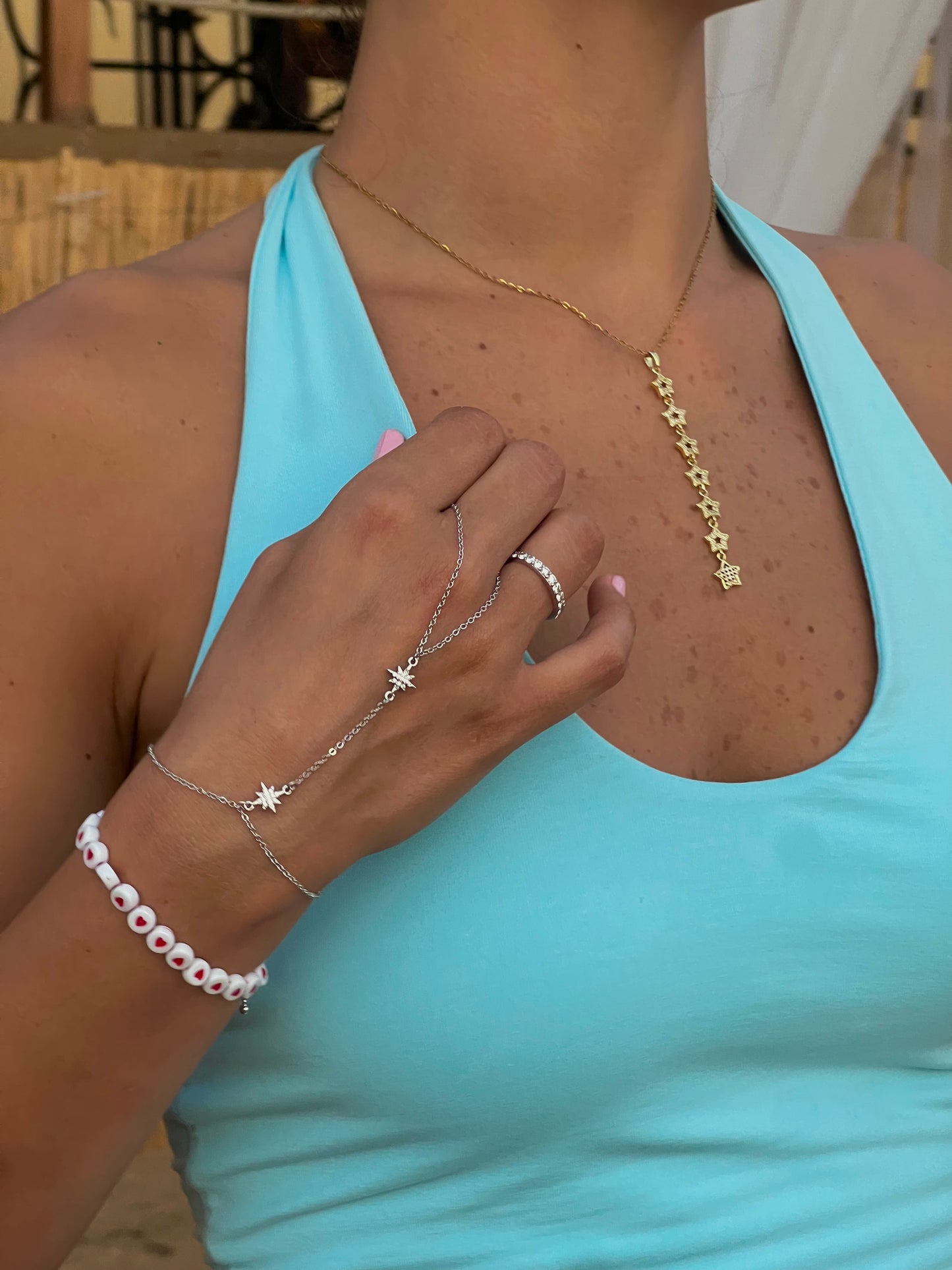 Lyra Handchain silver
