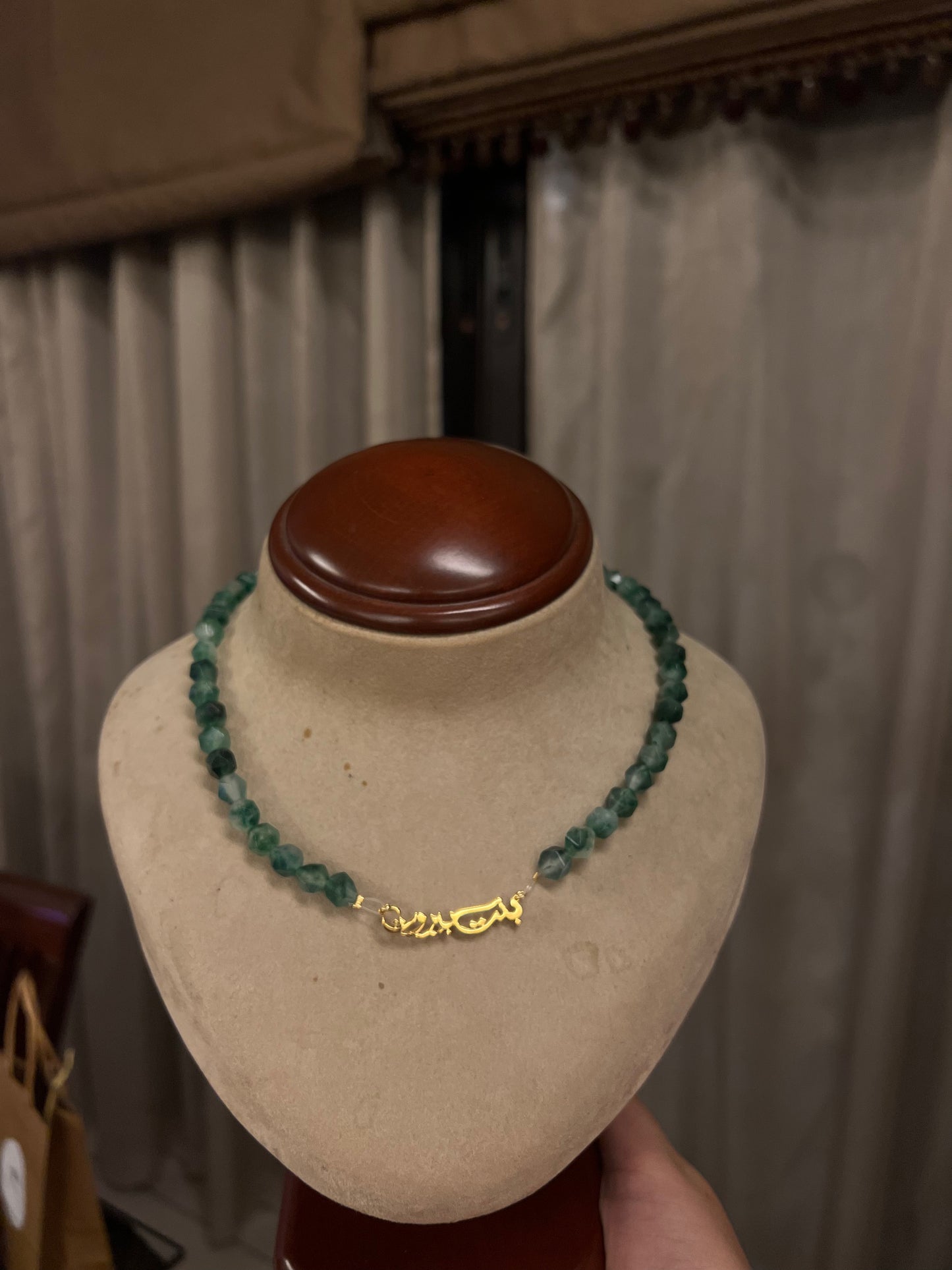 Stones name necklace