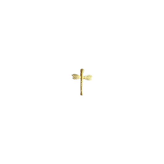 Dragonfly gold charm