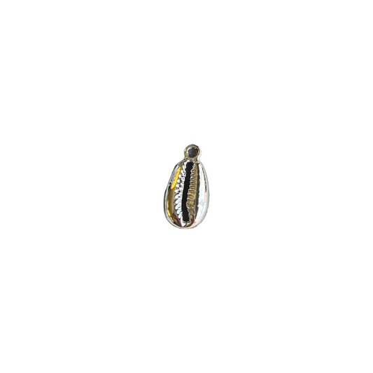 Seashell silver charm